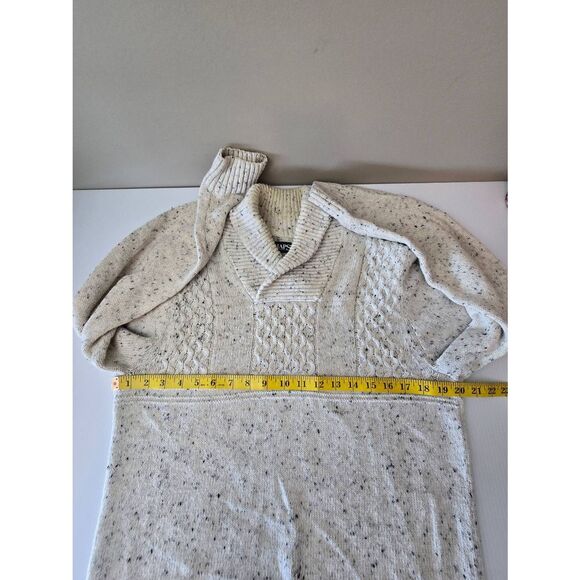 Chaps Fishermans Sweater Men's Sz M - Picture 5 of 8